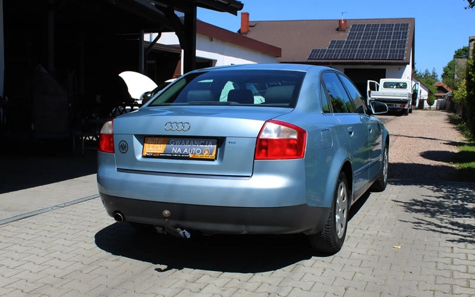 Audi A4 cena 12900 przebieg: 151427, rok produkcji 2003 z Jedwabne małe 121